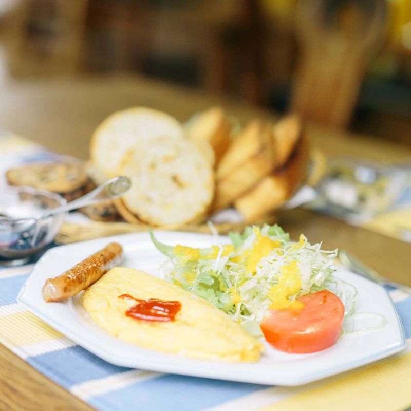 朝食のパン